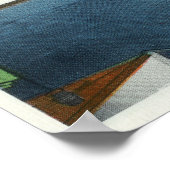 Uitzicht aan de oostkant van de jachtclub poster (Hoek)