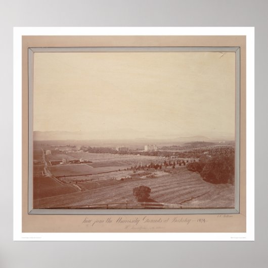 Uitzicht aan de universiteit... (1338) poster (Voorkant)