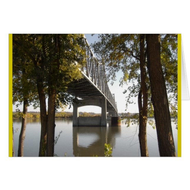 Uitzicht aan de voorzijde van de rivier de Peoria  (Voorkant Horizontaal)