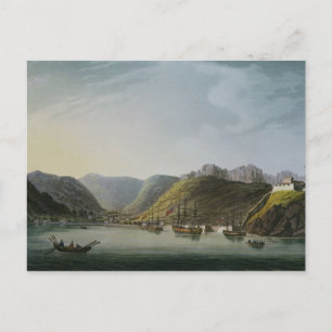 Uitzicht aan de westkant van Porto Ferraio Bay; Briefkaart