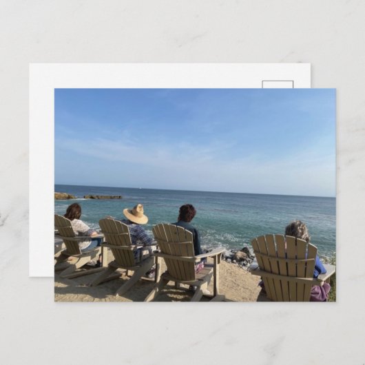 Uitzicht aan de zeezijde briefkaart (Voorkant / Achterkant)