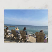 Uitzicht aan de zeezijde briefkaart (Voorkant)