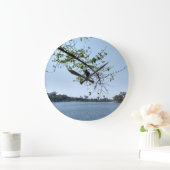 uitzicht aan de zijkant van het meer grote klok (Huis)