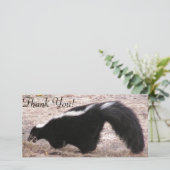 Uitzicht aan de zijkant van kunk nabij het beddeng bedankkaart (Staand voorkant)