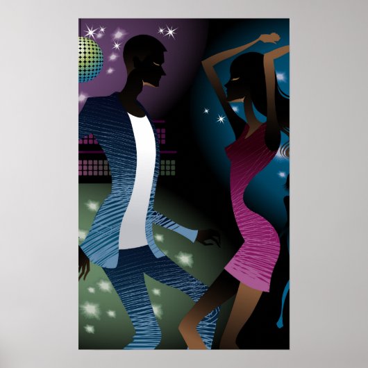 Uitzicht aan de zijkant van mensen die met een mic poster (Voorkant)
