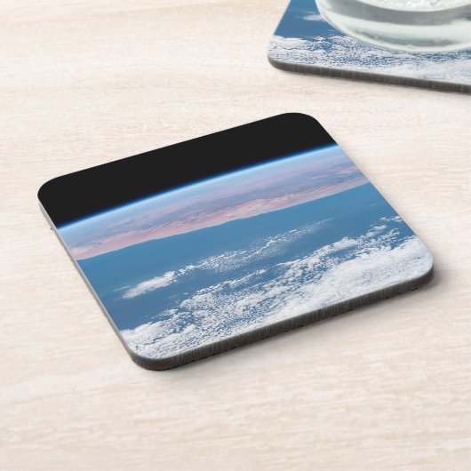 Uitzicht aan de zuidwestkust van Afrika. Bier Onderzetter (Linkerzijde)