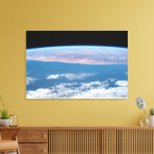 Uitzicht aan de zuidwestkust van Afrika. Canvas Afdruk (Insitu (Woonkamer))