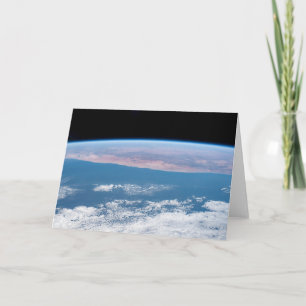 Uitzicht aan de zuidwestkust van Afrika. Kaart