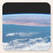 Uitzicht aan de zuidwestkust van Afrika. Kartonnen Onderzetters (Voorkant)