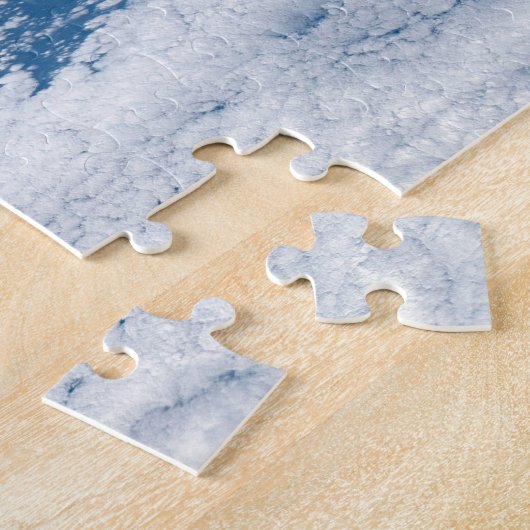 Uitzicht aan de zuidwestkust van Afrika. Legpuzzel (Zijkant)