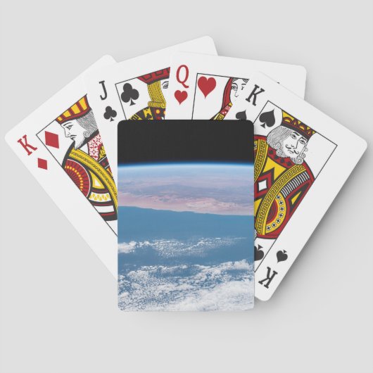 Uitzicht aan de zuidwestkust van Afrika. Pokerkaarten (Achterkant)