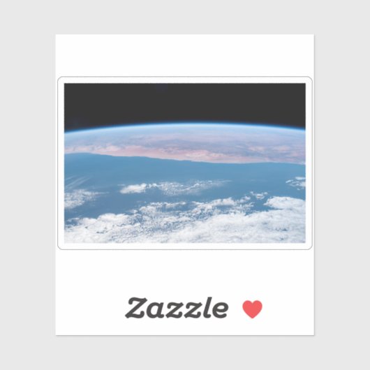 Uitzicht aan de zuidwestkust van Afrika. Sticker (Vel)