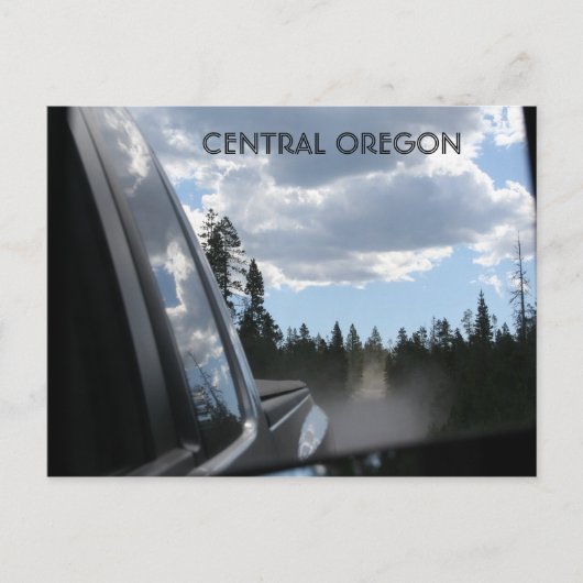 Uitzicht achteraan briefkaart (Voorkant)