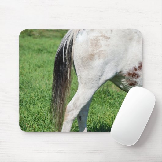 Uitzicht achteraan muismat (Met muis)