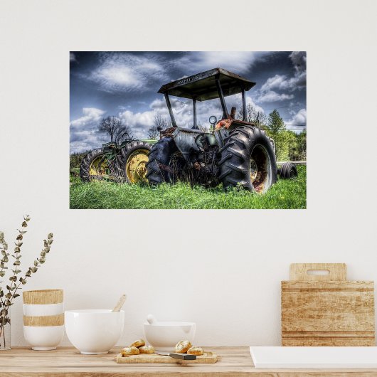 uitzicht achteraan poster (Keuken)