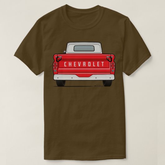 Uitzicht achteraan t-shirt (Design voorkant)