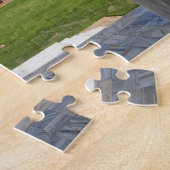 Uitzicht achterin van het hotel Umaid Bhawan Palac Legpuzzel (Zijkant)