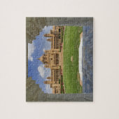 Uitzicht achterin van het hotel Umaid Bhawan Palac Legpuzzel (Verticaal)