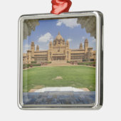 Uitzicht achterin van het hotel Umaid Bhawan Palac Metalen Ornament (Links)