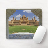 Uitzicht achterin van het hotel Umaid Bhawan Palac Muismat (Met muis)