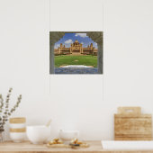 Uitzicht achterin van het hotel Umaid Bhawan Palac Poster (Keuken)