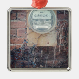 Uitzicht achterkant metalen ornament