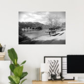 Uitzicht afdrukken op meer poster (Thuiskantoor)