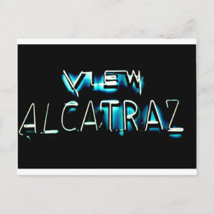 Uitzicht Alcatraz, Foto van 1980 Briefkaart