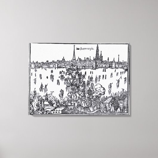 Uitzicht Antwerpen Canvas Afdruk (Voorkant)
