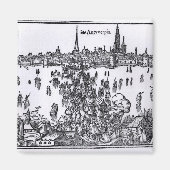 Uitzicht Antwerpen Magneet (Voorkant)
