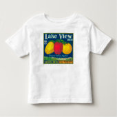 Uitzicht Apple Label meer - Watsonville, CA Kinder Shirts (Voorkant)