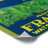 Uitzicht Apple Label meer - Watsonville, CA Poster (Hoek)