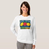 Uitzicht Apple Label meer - Watsonville, CA T-shirt (Voorkant volledig)