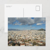 Uitzicht Athene, Griekenland Briefkaart (Voorkant / Achterkant)
