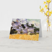 Uitzicht Auvers met kerk van Vincent van Gogh Kaart (Gele Bloem)