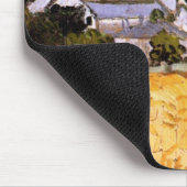 Uitzicht Auvers met kerk van Vincent van Gogh Muismat (Hoek)