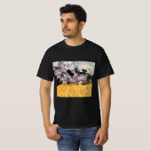 Uitzicht Auvers met kerk van Vincent van Gogh T-shirt (Voorkant volledig)