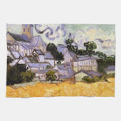 Uitzicht Auvers met kerk van Vincent van Gogh Theedoek (Horizontaal)