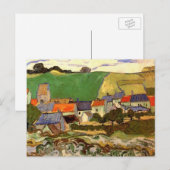 Uitzicht Auvers van Vincent van Gogh Briefkaart (Voorkant / Achterkant)