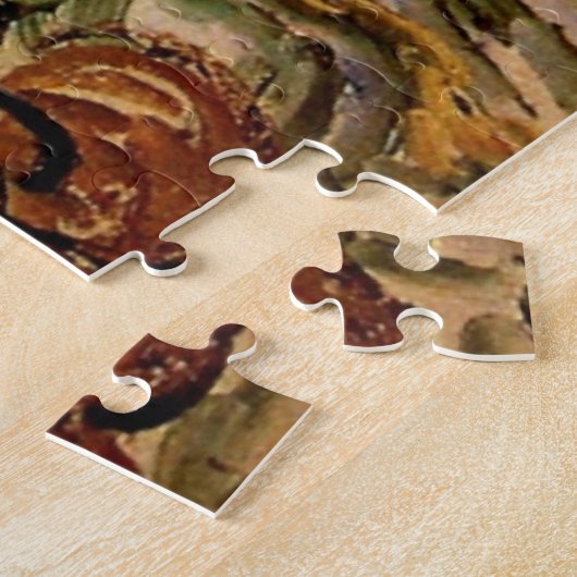 Uitzicht Auvers van Vincent van Gogh Legpuzzel (Zijkant)