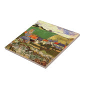 Uitzicht Auvers van Vincent van Gogh Tegeltje (Zijkant)