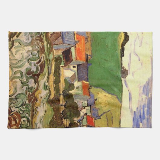 Uitzicht Auvers van Vincent van Gogh Theedoek (Horizontaal)