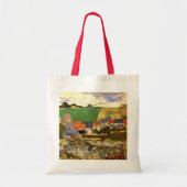 Uitzicht Auvers van Vincent van Gogh Tote Bag (Voorkant)
