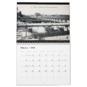  Uitzicht B&W-Briefkaart van Vichy Frankrijk Kalender (Feb 2026)