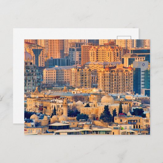 Uitzicht Bakoe Briefkaart (Voorkant / Achterkant)