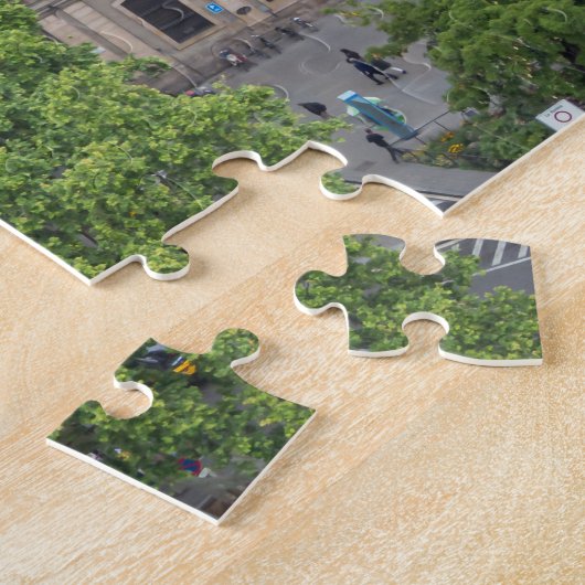 Uitzicht Barcelona La Rambla Legpuzzel (Zijkant)