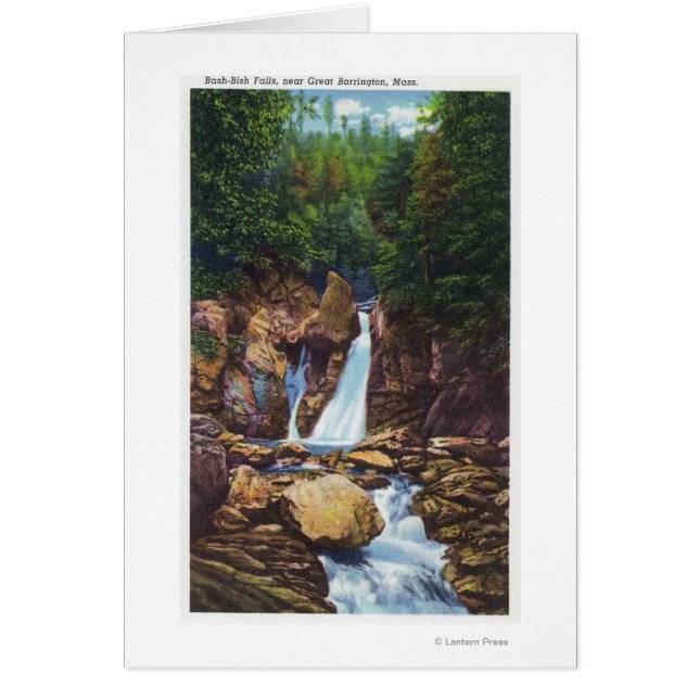 Uitzicht Bash-Bish Herfsten bij Great Barrington (Voorkant)