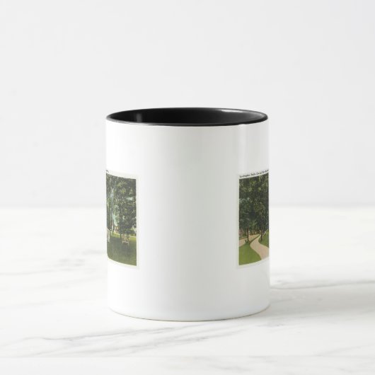 Uitzicht Battle Ground, nu Lexington Green Mok (Midden)