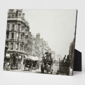 Uitzicht benedenlangs Oxford Street, Londen (foto) Fotoplaat (Zijkant)