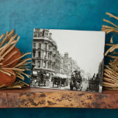 Uitzicht benedenlangs Oxford Street, Londen (foto) Fotoplaat (Zijkant)